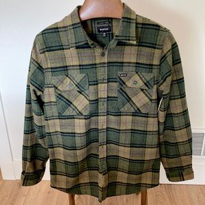 Plaid Brixton Button Up Shirt Pretty Much Brand New